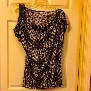 Studio Y Leopard Print Top.